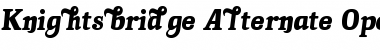 Knightsbridge-Alternate Regular Font