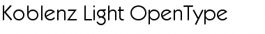 Download Koblenz-Light Font Download Koblenz-Light Font