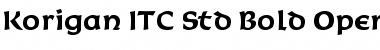 Korigan ITC Std Bold Font