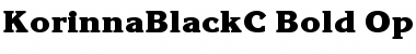 KorinnaBlackC Font