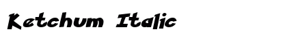 Ketchum Italic preview