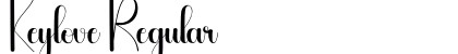 Keylove Regular preview