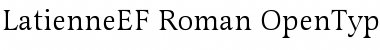 Download LatienneEF-Roman Font Download LatienneEF-Roman Font