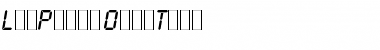 LCD Plain Font
