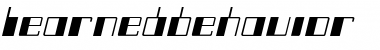 Download LearnedBehavior Font
