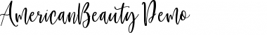 Download American Beauty Demo Font Download American Beauty Demo Font
