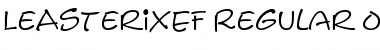LeAsterixEF Regular Font