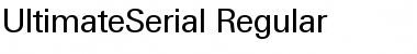 UltimateSerial Regular Font UltimateSerial Regular Font