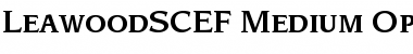 Download LeawoodSCEF-Medium Font