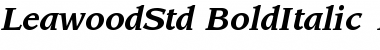 Download ITC Leawood Std Font