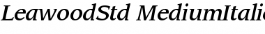 ITC Leawood Std Font