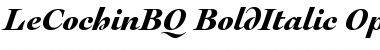 Le Cochin BQ Regular Font