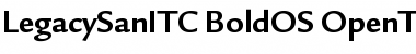 Legacy Sans ITC Bold OS Font
