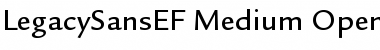 LegacySansEF Medium Font