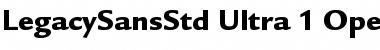 ITC Legacy Sans Std Font