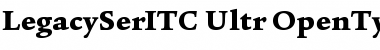 Legacy Serif ITC Ultra Font
