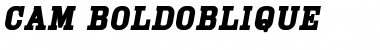 Cam BoldOblique Font