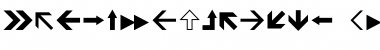 Leitura Symbols Arrows Font