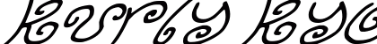 Kurly Kyoots Italic preview