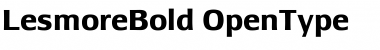 LesmoreBold Regular Font LesmoreBold Regular Font