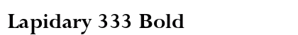 Lapidary 333 Bold preview