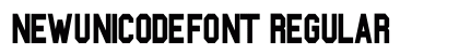 NewUnicodeFont Regular preview