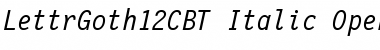 LettrGoth12C BT Font