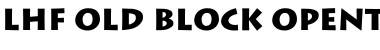 LHF Old Block Regular Font