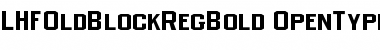 LHFOldBlockRegBold Regular Font