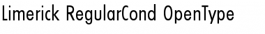 Limerick-RegularCond Regular Font