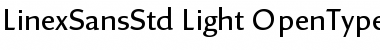 Linex Sans Std Light Font