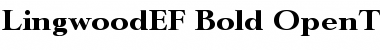 LingwoodEF Bold Font LingwoodEF Bold Font