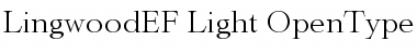 Download LingwoodEF Font