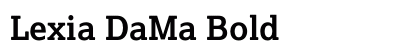 Lexia DaMa Bold preview