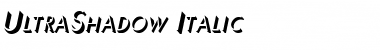 UltraShadow Italic Font