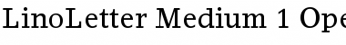 LinoLetter Medium Font LinoLetter Medium Font
