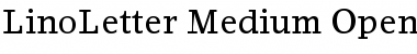 Lino Letter Medium Font Lino Letter Medium Font