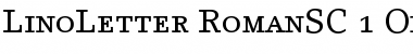 LinoLetter Font