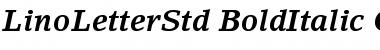 LinoLetter Std Font