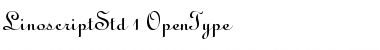 Linoscript Std Medium Font