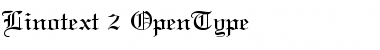 Linotext Regular Font Linotext Regular Font