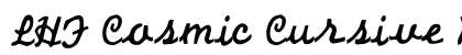 LHF Cosmic Cursive Regular preview