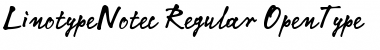 LinotypeNotec Font