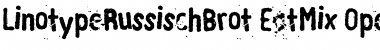 LTRussischBrot EatMix Regular Font LTRussischBrot EatMix Regular Font