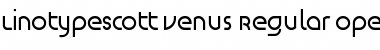 Download LinotypeScott Venus Font