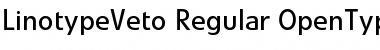 LinotypeVeto Regular Font