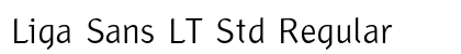 Liga Sans LT Std Regular Preview