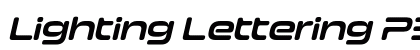 Lighting Lettering PERSONAL Regular preview