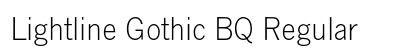 Lightline Gothic BQ Regular preview