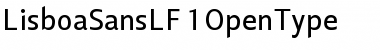 Lisboa Sans LF Font
